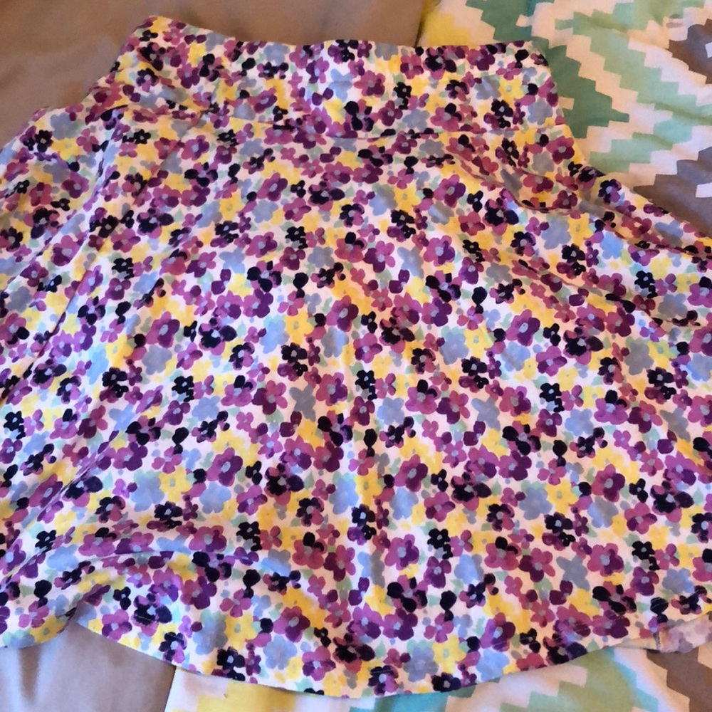 Girls floral skort